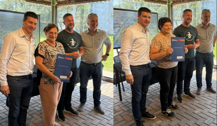 FAMILIAS DE JUSTINIANO POSSE RECIBIERON SUS ESCRITURAS TRAS 40 AÑOS