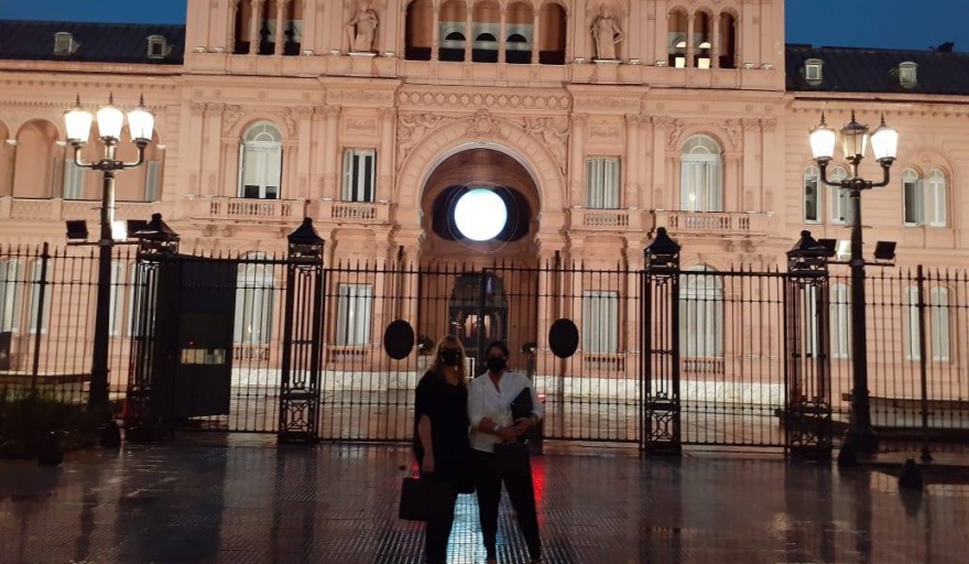 ANA ZUMARÁN: LA PRESIDENTE COMUNAL CYNTHIA FRUS REALIZÓ GESTIONES EN BUENOS AIRES
