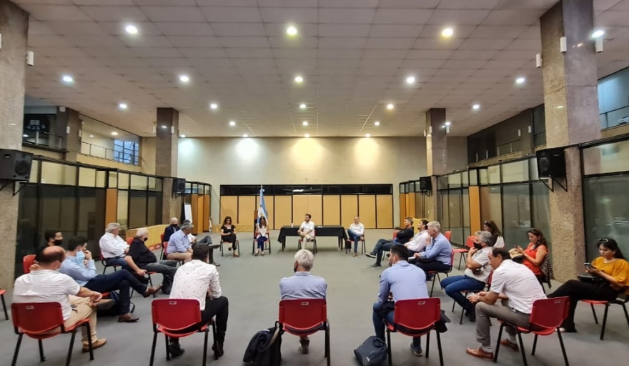 INTENDENTES JUSTICIALISTAS DEL DEPARTAMENTO UNIÓN SE REUNIERON CON FUNCIONARIOS DE LA NACIÓN
