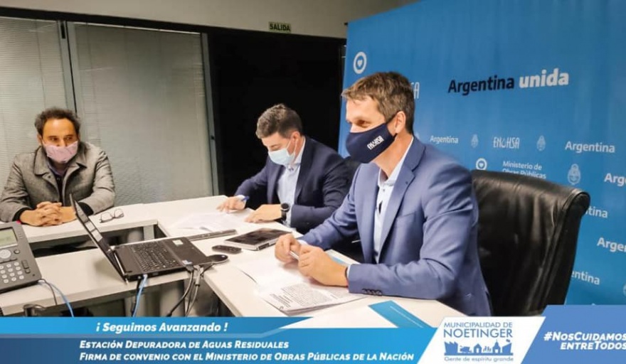 NOETINGER: LAS CLOACAS CADA VEZ MÁS CERCA DE SER UNA REALIDAD