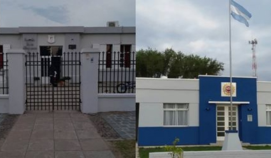 FINALIZARON MEJORAS EN ESCUELA Y DESTACAMENTO POLICIAL DE IDIAZÁBAL