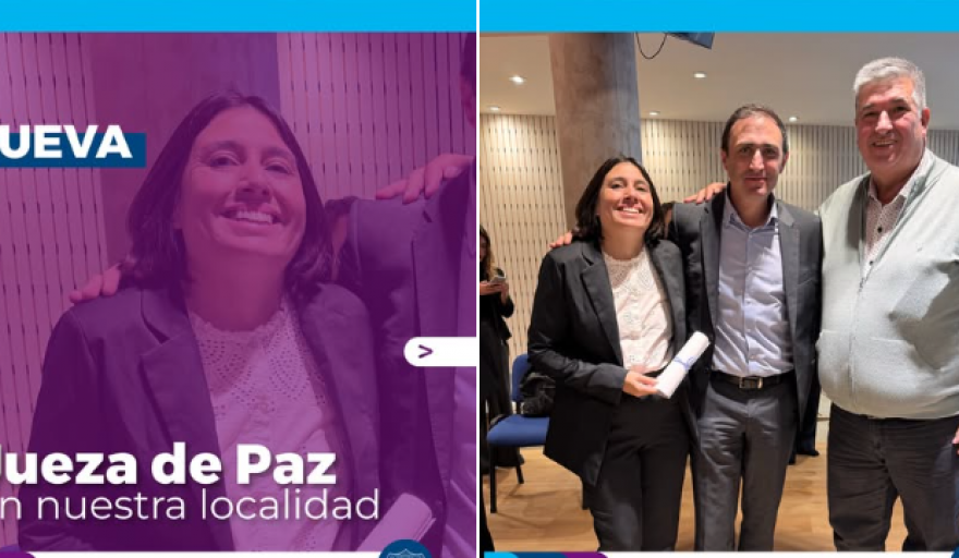 ANALÍA ACOSTA ASUMIÓ COMO NUEVA JUEZA DE PAZ DE ALTO ALEGRE