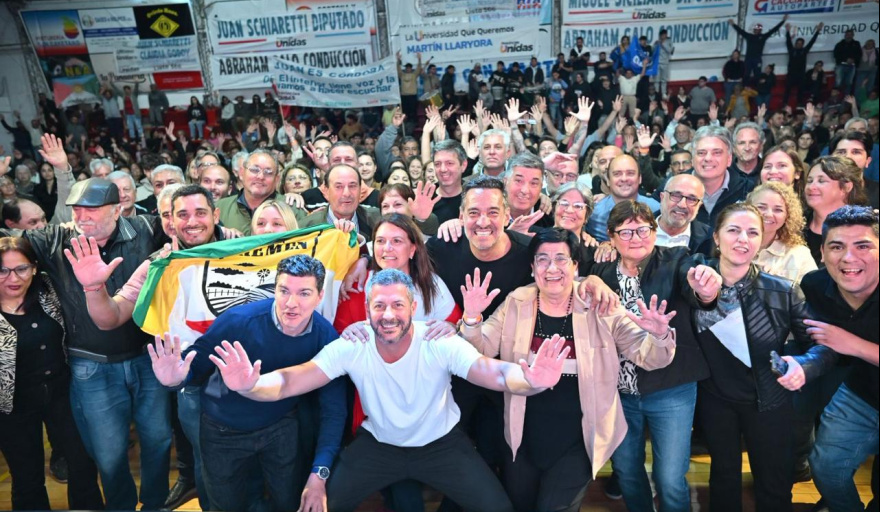 ABRAHAM GALO MOSTRÓ MUSCULATURA POLÍTICA EN EL CIERRE DE CAMPAÑA DE PROVINCIAS UNIDAS EN EL DEPARTAMENTO UNIÓN