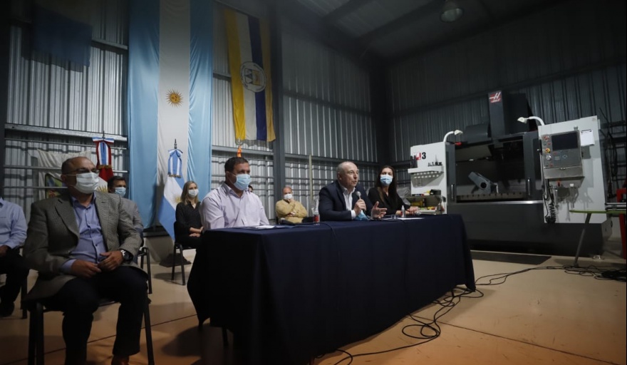 ORDOÑEZ: el Gobernador Schiaretti dejó inaugurado el Parque Industrial