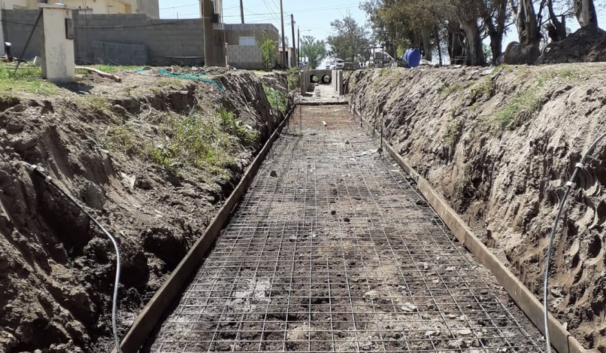 IDIAZÁBAL: Avanza a buen ritmo la obra de canalización del Desagüe  Norte