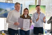 MYRIAN PRUNOTTO ENTREGÓ APORTES POR 140 MILLONES DE PESOS EN JUSTINIANO POSSE