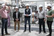 CALVO SUPERVISÓ EL AVANCE DE LA NUEVA ESTACIÓN TRANSFORMADORA DE ENERGÍA EN BELL VILLE