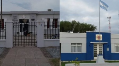 FINALIZARON MEJORAS EN ESCUELA Y DESTACAMENTO POLICIAL DE IDIAZÁBAL