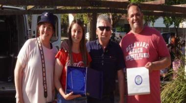 PASCANAS: RECONOCIMIENTO DEL MUNICIPIO A LA FUTBOLISTA FLORENCIA RODRIGUEZ