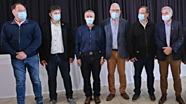 EN BELL VILLE JUNTO A LA MESA DE ENLACE, SCHIARETTI ENTREGÓ APORTES A PRODUCTORES AGROPECUARIOS