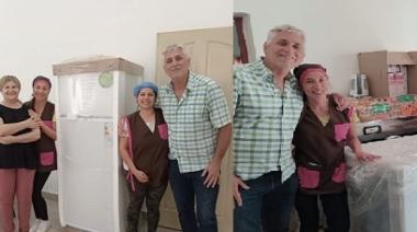EL MUNICIPIO APORTÓ UN FREEZER Y UNA HELADERA AL PAICOR