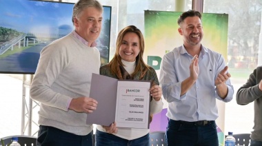 MYRIAN PRUNOTTO ENTREGÓ APORTES POR 140 MILLONES DE PESOS EN JUSTINIANO POSSE