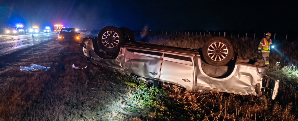 OTRO VUELCO FATAL EN LAS RUTAS CORDOBESAS: MURIÓ UN HOMBRE DE 49 AÑOS EN CANALS