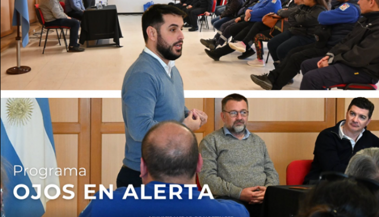 PRESENTARON EN NOETINGER EL PROGRAMA “OJOS EN ALERTA”