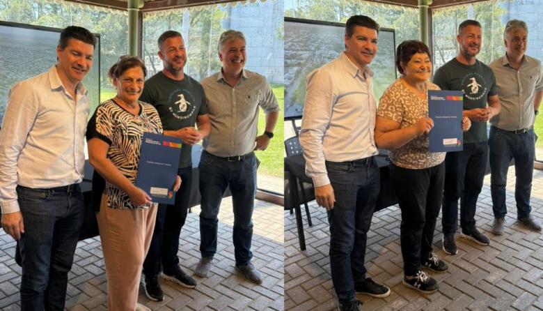 FAMILIAS DE JUSTINIANO POSSE RECIBIERON SUS ESCRITURAS TRAS 40 AÑOS
