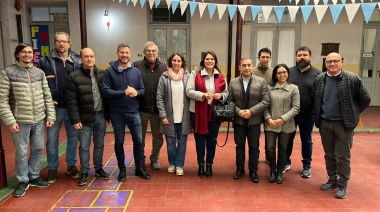 DIÓ INICIÓ LA OBRA DE TECHADO EN LA ESCUELA PONCIANO VIVANCO