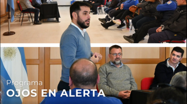 PRESENTARON EN NOETINGER EL PROGRAMA “OJOS EN ALERTA”