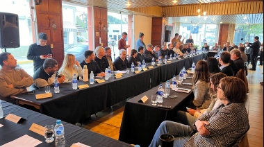 INTENDENTES DE UNIÓN Y MARCOS JUÁREZ COORDINARON AGENDA CON FUNCIONARIOS PROVINCIALES EN SAN MARCOS SUD