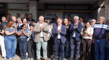 INAUGURARON EN VILLA MARÍA LA CASA DEL ESTUDIANTE IMPULSADA POR ENRED