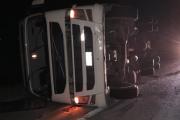 ACCIDENTE DE TRÁNSITO SOBRE LA AUTOPISTA.