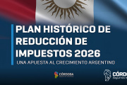 LLARYORA ANUNCIÓ UN PLAN HISTÓRICO DE REDUCCIÓN DE IMPUESTOS PARA 2026
